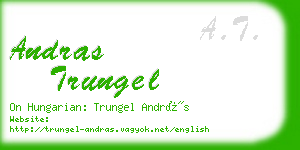 andras trungel business card
